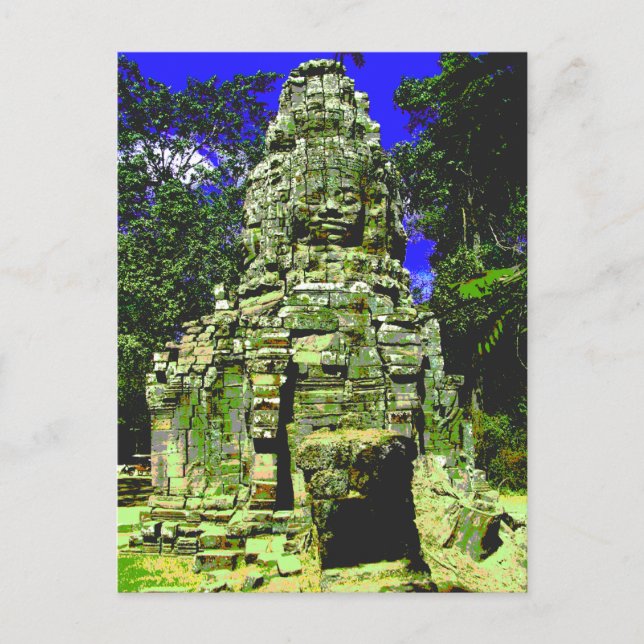 Cartão Postal Mini Bayon [Redux] ... Siem Reap, Camboja (Frente)
