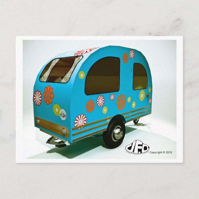 Cartão postal Mini Bike Camper (Frente)