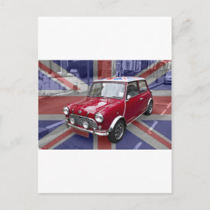 Cartão Postal Mini carro clássico britânico