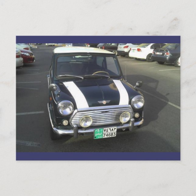 Cartão Postal mini cooper super (Frente)
