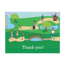 Mini Miniatura Golf Aniversário Obrigado