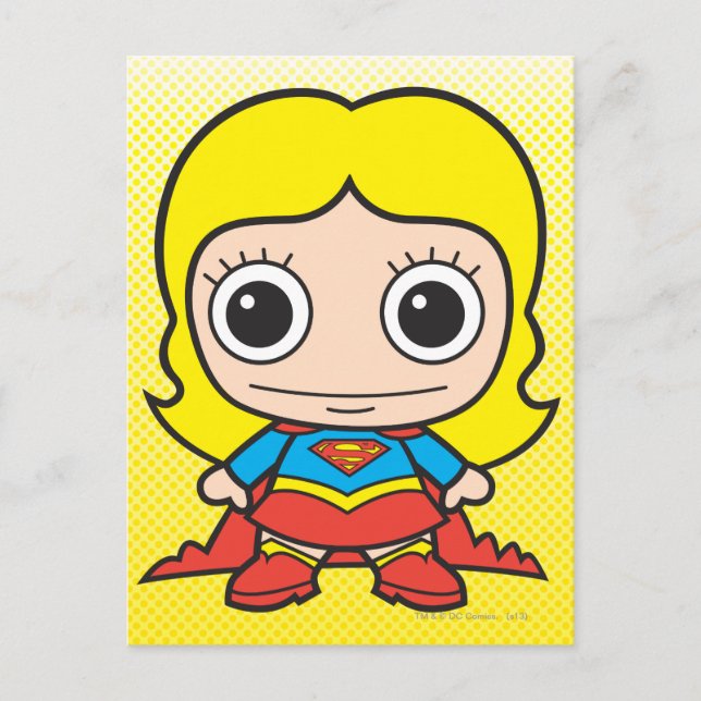 Cartão Postal Mini Supergirl (Frente)