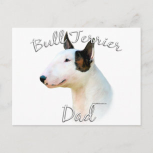 Cartão Postal Miniatura Bull Terrier Pai 2