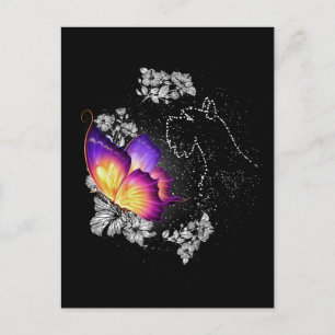 Cartão Postal Miniatura Cachorro Schnauzer No Memorial Do Cachor