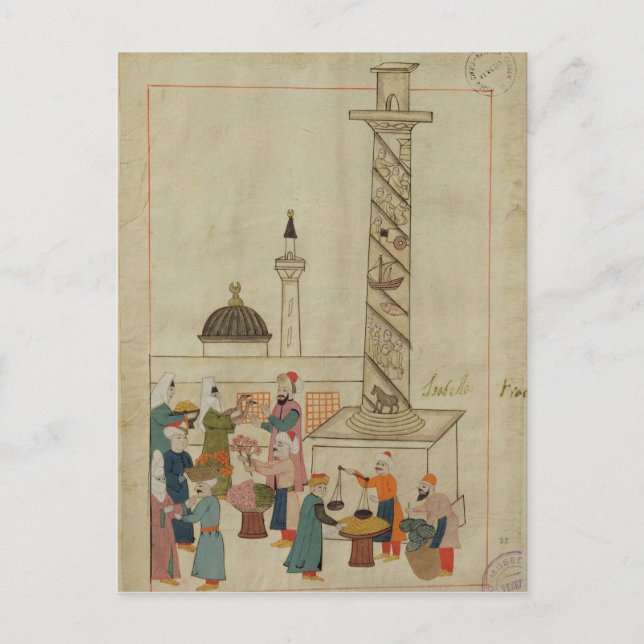 Cartão Postal Miniatura do "Memorie Turchesche" (Frente)