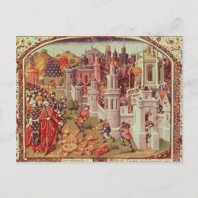 Cartão Postal Miniatura iluminada de um universal (Frente)