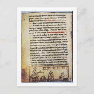 Cartão Postal Miniatura inglesa "Medica", ilustrando uma apoth