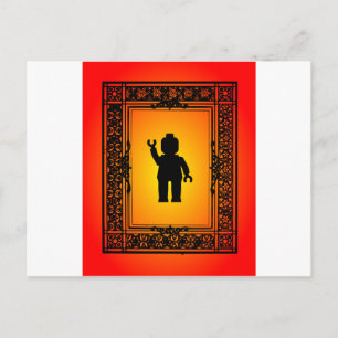 Cartão Postal Minifig Onda Parisiense Personalizando Minha Minif