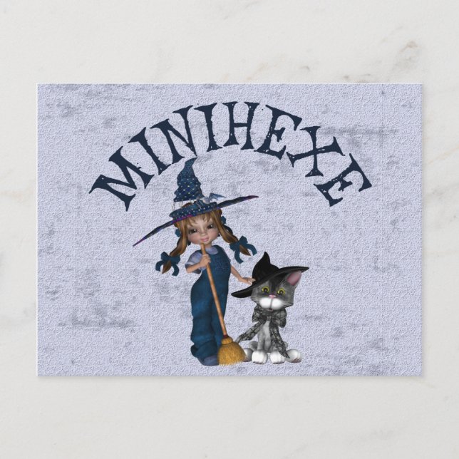 Cartão Postal Minihexe (Frente)