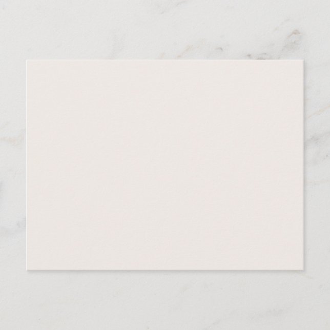 Cartão Postal Minimal Blank Color  (Frente)