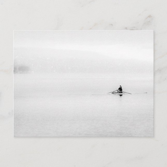 Cartão Postal Minimalismo de solteiro Scull (Frente)