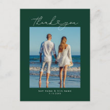 Minimalist Simple Script Heart Wedding Typewriter