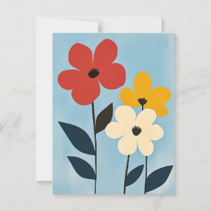 Cartão Postal Minimalista escandinavo #160