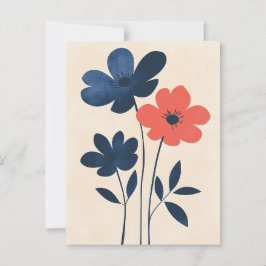 Cartão Postal Minimalista escandinavo #161