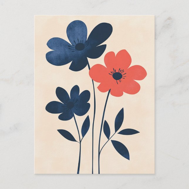 Cartão Postal Minimalista escandinavo #161 (Frente)