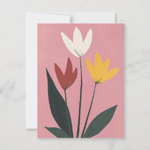 Cartão Postal Minimalista escandinavo #163