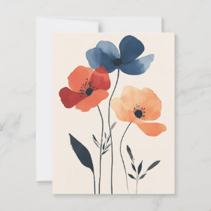 Cartão Postal Minimalista escandinavo #165