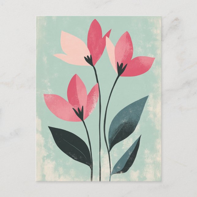 Cartão Postal Minimalista escandinavo #167 (Frente)