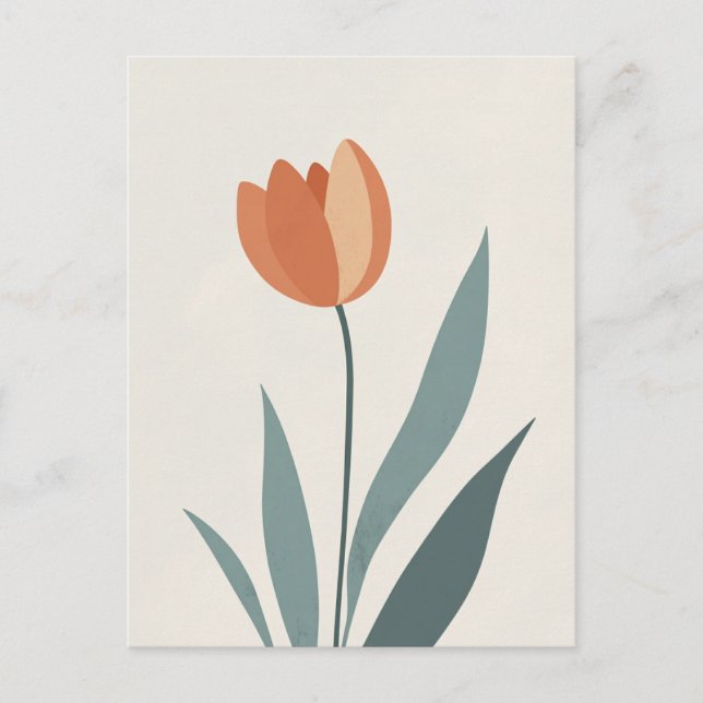 Cartão Postal Minimalista escandinavo #170 (Frente)