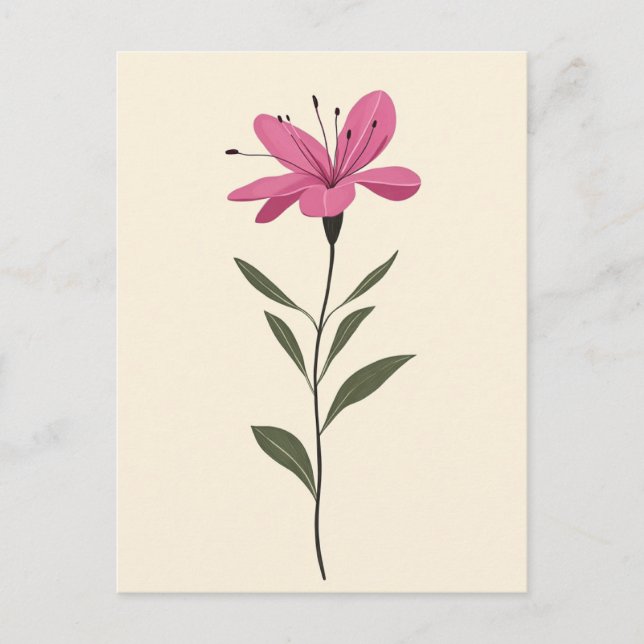 Cartão Postal Minimalista escandinavo #171 (Frente)