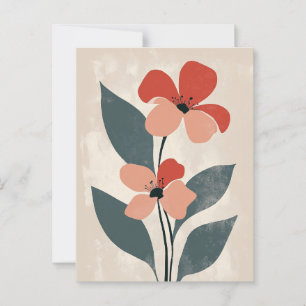 Cartão Postal Minimalista escandinavo #172