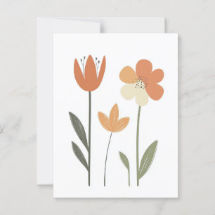 Cartão Postal Minimalista escandinavo #173