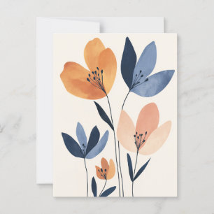 Cartão Postal Minimalista escandinavo #175