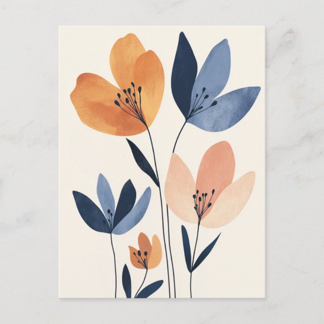 Cartão Postal Minimalista escandinavo #175 (Frente)