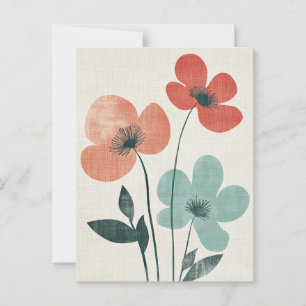 Cartão Postal Minimalista Escandinavo #176