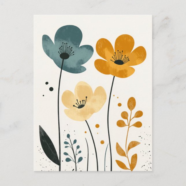 Cartão Postal Minimalista escandinavo #177 (Frente)