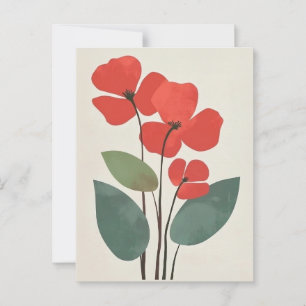 Cartão Postal Minimalista escandinavo #180