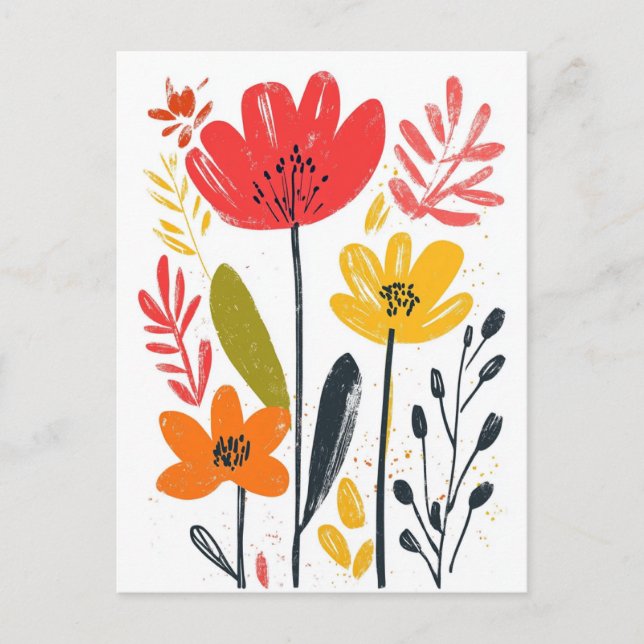 Cartão Postal Minimalista escandinavo #182 (Frente)