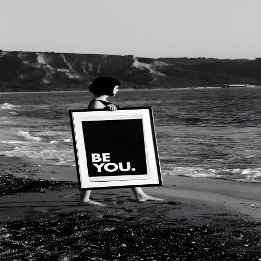 Cartão Postal Mínimo | Negrito Seja Você Mesmo