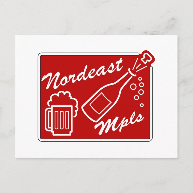 Cartão Postal Minneapolis Nordeast (Frente)