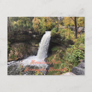 Cartão Postal Minnehaha Falls