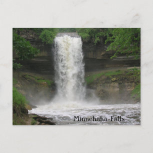 Cartão Postal Minnehaha Falls