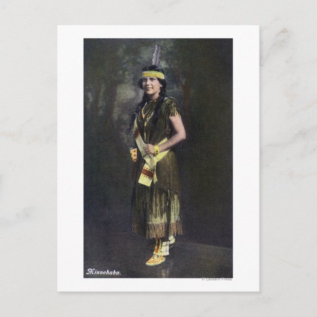 Cartão Postal Minnehaha Portrait (Frente)