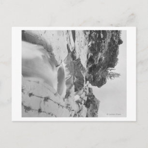 Cartão Postal Minnekahta cai perto de Primaveras quentes