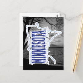 Cartão Postal Minnesota Lake