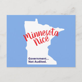 Cartão Postal Minnesota Simpático, Governo Não Audito – Divertid