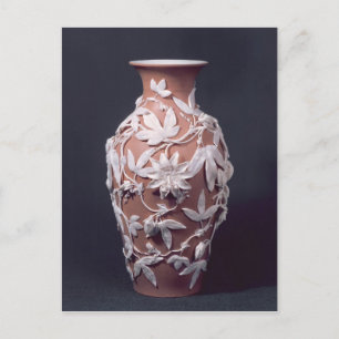 Cartão Postal Minton Parian Ware vase, 1894