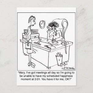 Cartão Postal Minuto de Felicidade Programada