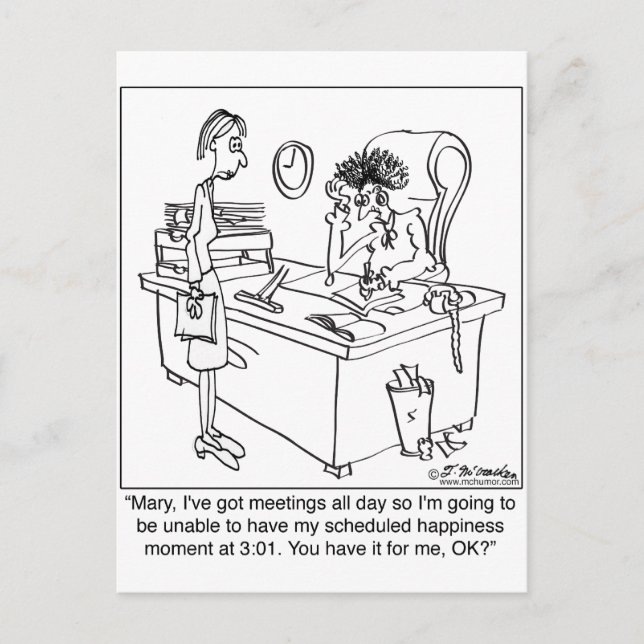 Cartão Postal Minuto de Felicidade Programada (Frente)