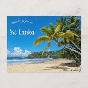 Cartão Postal Mirissa Sri Lanka