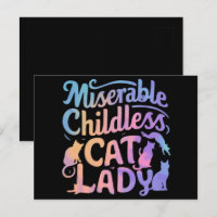 Miserável Mulher Sem Filhos e com Gatos