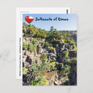 Cartão Postal Misfah al abreyeen - Oman