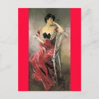 Cartão Postal Miss Bell - Giovanni Boldini