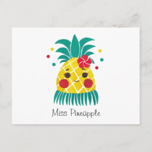 Cartão Postal Miss Hawaiian Pineapple