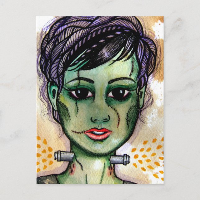 Cartão Postal Miss Monster (Frente)