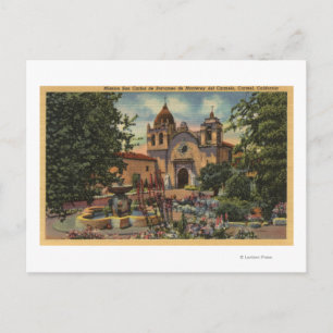 Cartão Postal Missão San Carlos de Borromeo de Monterey